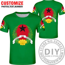 Load image into Gallery viewer, GUINEA BISSAU t shirt diy free custom name number gnb t-shirt nation flag country gw republic guinee college print photo clothes