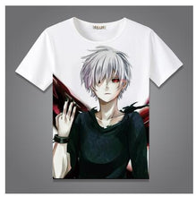 Load image into Gallery viewer, High-Q Unisex Anime Tokyo 	ghost Sasaki Haise Kaneki Ken Cotton Casual T-Shirt Tee T Shirt Top
