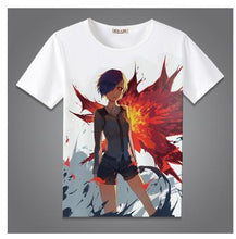 Load image into Gallery viewer, High-Q Unisex Anime Tokyo 	ghost Sasaki Haise Kaneki Ken Cotton Casual T-Shirt Tee T Shirt Top
