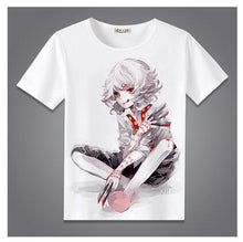 Load image into Gallery viewer, High-Q Unisex Anime Tokyo 	ghost Sasaki Haise Kaneki Ken Cotton Casual T-Shirt Tee T Shirt Top
