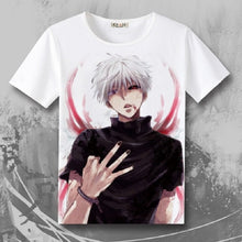 Load image into Gallery viewer, High-Q Unisex Anime Tokyo 	ghost Sasaki Haise Kaneki Ken Cotton Casual T-Shirt Tee T Shirt Top
