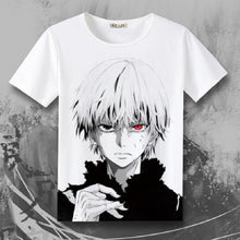 Load image into Gallery viewer, High-Q Unisex Anime Tokyo 	ghost Sasaki Haise Kaneki Ken Cotton Casual T-Shirt Tee T Shirt Top
