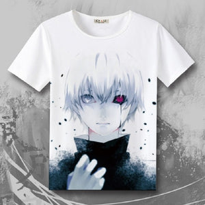 High-Q Unisex Anime Tokyo 	ghost Sasaki Haise Kaneki Ken Cotton Casual T-Shirt Tee T Shirt Top