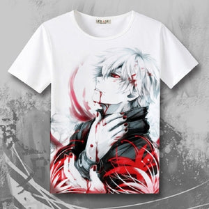 High-Q Unisex Anime Tokyo 	ghost Sasaki Haise Kaneki Ken Cotton Casual T-Shirt Tee T Shirt Top