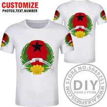 Load image into Gallery viewer, GUINEA BISSAU t shirt diy free custom name number gnb t-shirt nation flag country gw republic guinee college print photo clothes
