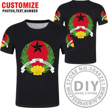 Load image into Gallery viewer, GUINEA BISSAU t shirt diy free custom name number gnb t-shirt nation flag country gw republic guinee college print photo clothes
