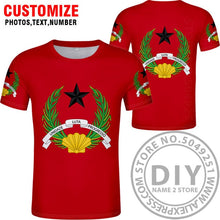 Load image into Gallery viewer, GUINEA BISSAU t shirt diy free custom name number gnb t-shirt nation flag country gw republic guinee college print photo clothes
