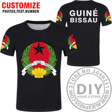 Load image into Gallery viewer, GUINEA BISSAU t shirt diy free custom name number gnb t-shirt nation flag country gw republic guinee college print photo clothes
