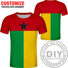 Load image into Gallery viewer, GUINEA BISSAU t shirt diy free custom name number gnb t-shirt nation flag country gw republic guinee college print photo clothes
